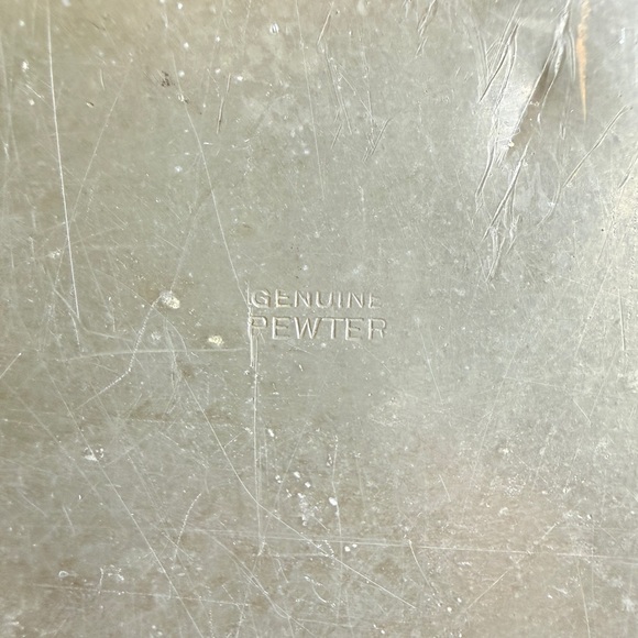 Vintage Pewter Tray Versatile - Picture 10 of 17